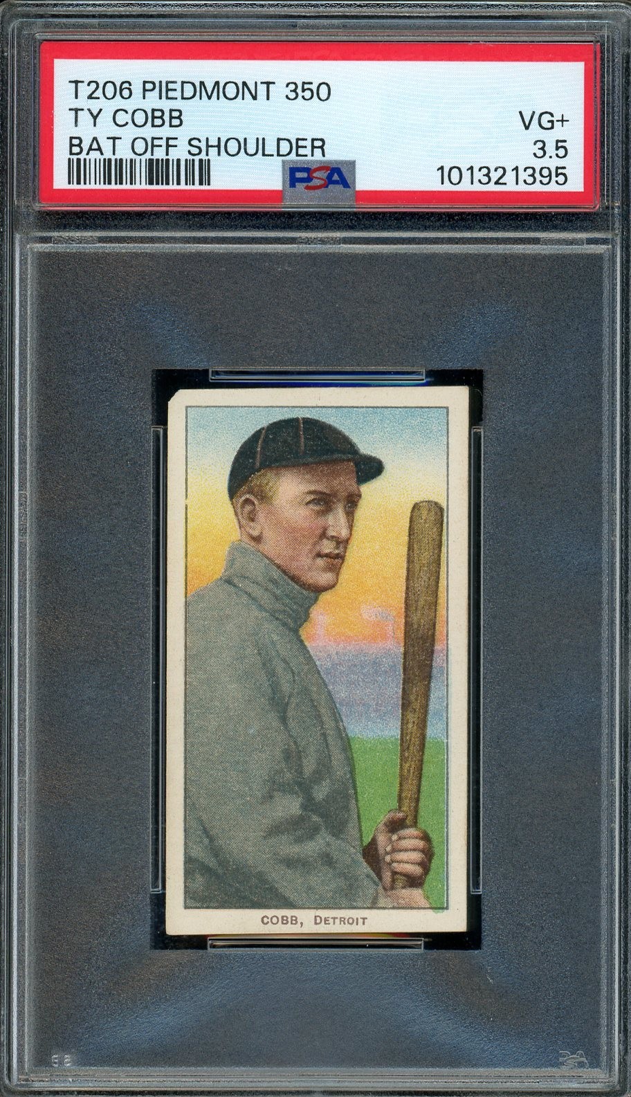 T206 Ty Cobb Piedmont 350 Bat Off Shoulder PSA 3.5