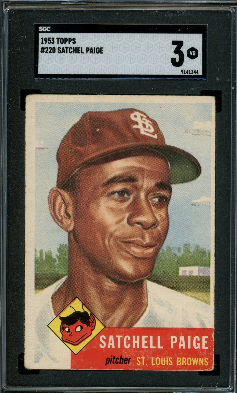 1953 Topps Satchel Paige #220 SGC 3