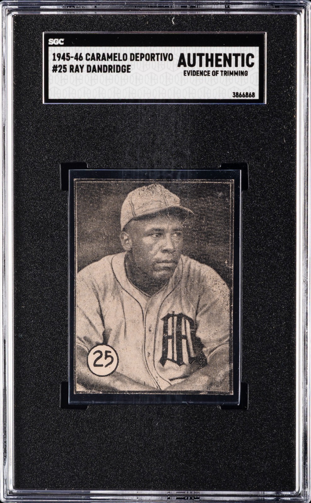 1945-46 Caramelo Deportivo #25 Ray Dandridge SGC A